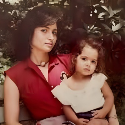 Sarah Shahi holding her only daughter, Violet Moon Howey.